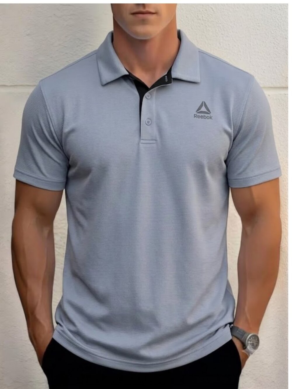 Reebok Men Short-Sleeve Polo Golf Shirt Sz 2XL